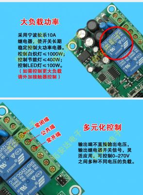 【拓安達(dá)智能遙控開(kāi)關(guān) 220V兩路遙控開(kāi)關(guān)模塊 伸縮門(mén) 車(chē)庫(kù)門(mén)控制器】?jī)r(jià)格_廠家 - 中國(guó)供應(yīng)商