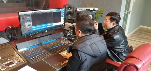 “我們都是追夢(mèng)人”音樂錄制花絮
